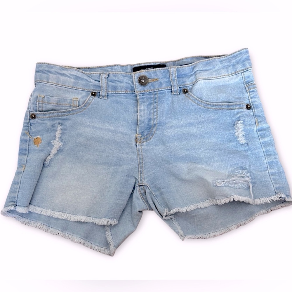 Girls Lucky Brand Distressed Riley Denim Shirts Size 12